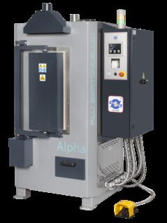 ALPHA 15/24 | Electric furnace with rotating table for firing plaster cylinders