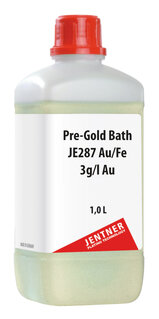 Adhesive gold bath JE287 Au/Fe - 3 g/L Au