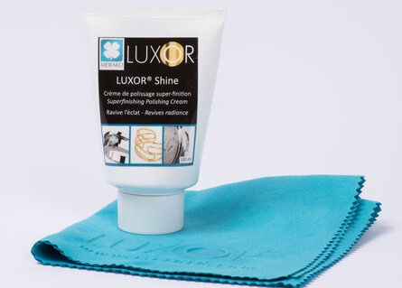 Crema lucidante LUXOR® Shine e panno LUXOR® Microfibre